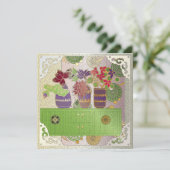 Carte Mah Jongg Green Table Flat (Debout devant)