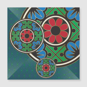 Carte Mah Jongg Holiday Magnet Card