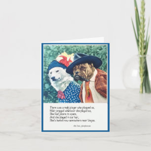 Carte Mah Jongg Limerick Note Card