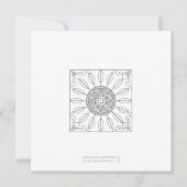 Carte Mah Jongg Starburst Dots pour la coloration (Dos)