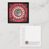 Carte Mah Jongg Tiger (Devant / Derrière)