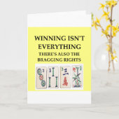 Carte mahjong (Fleur jaune)