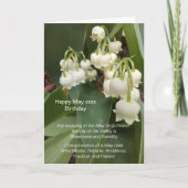 Carte Mai Anniversaire (Devant)