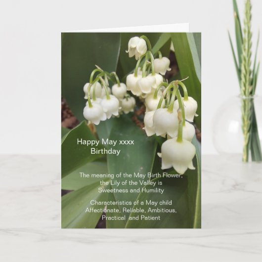 Carte Mai Anniversaire (Devant)