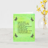 Carte Mai la route se lèvent pour vous rencontrer - (Fleur jaune)