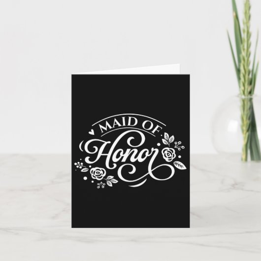 Carte Maid Of Honor (Devant)