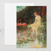 Carte Maiden aux Flamants roses | Église Frederick Stuar (Devant / Derrière)