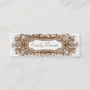 Carte maigre #2 de sembler vintage d'or