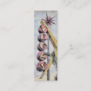 Carte maigre de profil d'affaires de Vegas