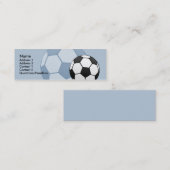 Carte maigre de profil de ballon de football (Devant / Derrière)