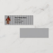 Carte maigre de profil de poupée de vaudou (Devant / Derrière)