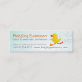 Carte maigre de promotion d'affaires d'instructeur (Devant)