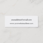 Carte maigre sanglante de profil (Dos)