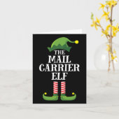 Carte Mail Carrier Elf Matching Family Group Christmas P (Fleur jaune)
