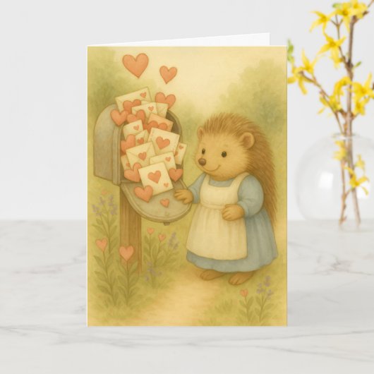 Carte Mailbox Full of Love (Fleur jaune)