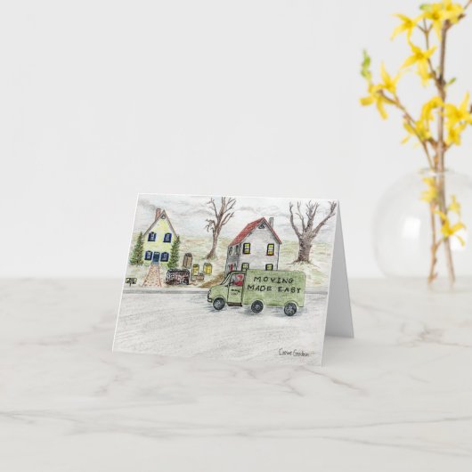 Carte Mailbox Molly's Moving Day Card (Fleur jaune)