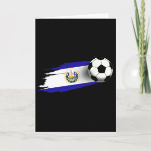 Carte Maillot du drapeau d'El Salvador Équipe de footbal