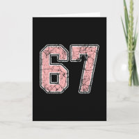 Maillot Joueur Numéro 67 Rose Et Blanc Uniforme #6