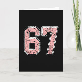 Carte Maillot Joueur Numéro 67 Rose Et Blanc Uniforme #6
