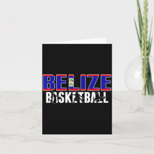 Carte Maillot pour fans de baseball du Belize Drapeau bé