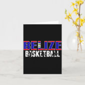Carte Maillot pour fans de baseball du Belize Drapeau bé (Fleur jaune)