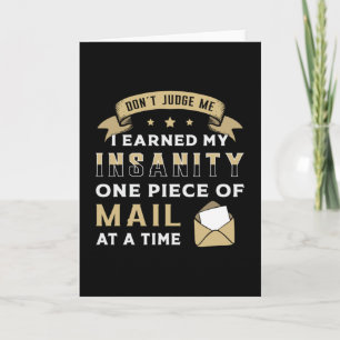 Carte Mailman Day Postman Mail Post Offre d'emploi