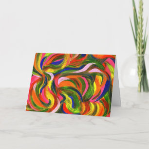 Carte Main sur la peinture Abstraite de Julia Morrill