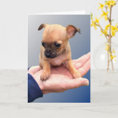 Carte Mains d'amour (Fleur jaune)