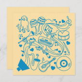 Carte Mains de musique - conception ASL (Devant / Derrière)