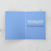 Carte Mains de quarantaine amusantes Margaritas (Intérieur)