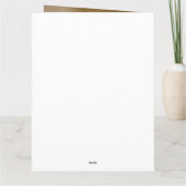 Carte Mains d'un couple mariage avec anneau (Dos)