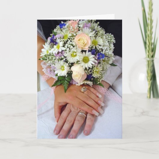 Carte Mains mariages (Devant)