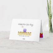 Carte Mains personnalisables et morceau incompréhensible (Dos)