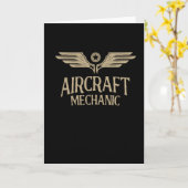 Carte Maintenance de l'avion mécanique de l'aviation (Fleur jaune)