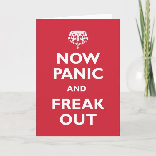 Carte Maintenant la panique et Freak (Devant)