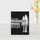 Carte Maintenant, vous entrez dans la forêt nationale de (Fleur jaune)