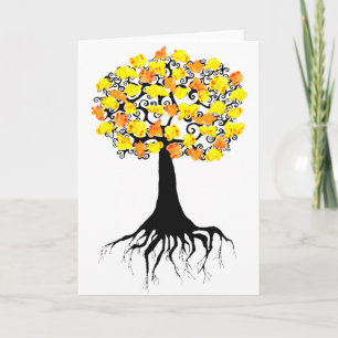 Carte Maïs éclaté sautant sur l'abricotier