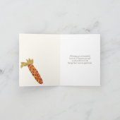 Carte Maïs ou Bon thanksgiving de maïs indien (Intérieur)