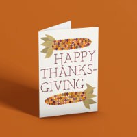 Maïs ou Bon thanksgiving de maïs indien