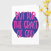 Carte Mais Pour La Grâce De Dieu 12 Étape Slogan (Fleur jaune)