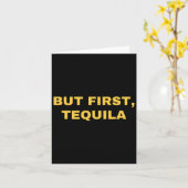 Carte Mais Premier Tequila Drôle Cinco De Mayo (Fleur jaune)