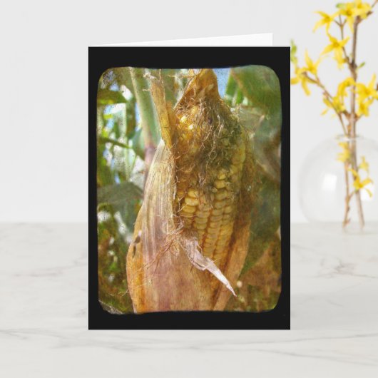 Carte Maïs Sur Le Fou (Fleur jaune)