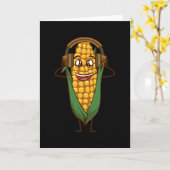 Carte Maïs Sur Le Fou (Fleur jaune)