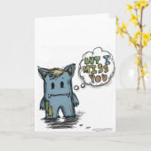 Carte Mais tu me manque (Fleur jaune)