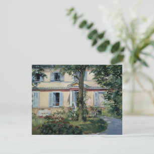Carte Maison à Rueil par Edouard Manet, Art Vintage