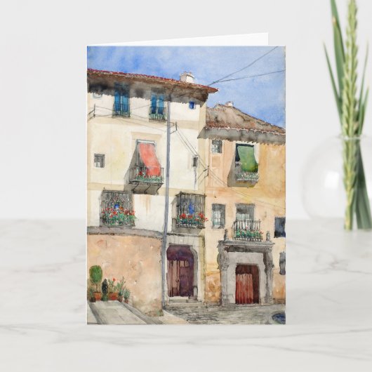 Carte Maison ancienne à Segovia, Espagne | Cass Gilbert (Devant)