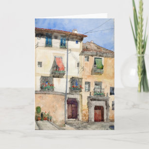 Carte Maison ancienne à Segovia, Espagne   Cass Gilbert