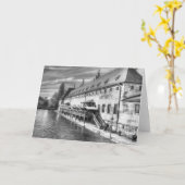 Carte Maison ancienne à Strasbourg (Fleur jaune)