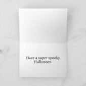 Carte Maison ancienne hantée | Bonne Halloween (Intérieur)