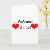 Carte Maison bienvenue (Fleur jaune)